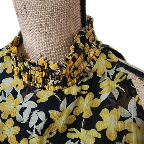 Sam Edelman Asymmetrical High-Low Flotal Sundress - 12 - Picture 4 of 10